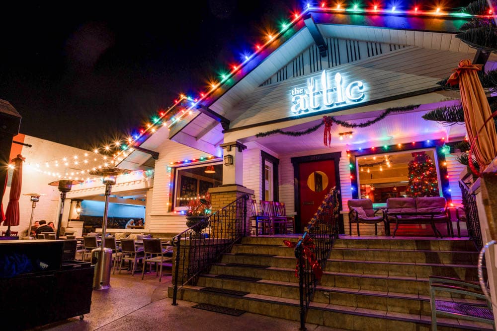 Restaurants & Hospitality Groups holiday lighting project completed by HLI